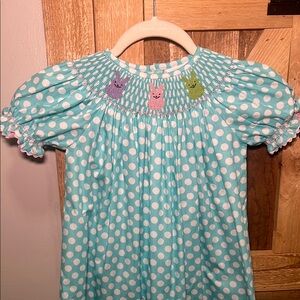 Lolly wolly doodle Easter peeps smock dress 6